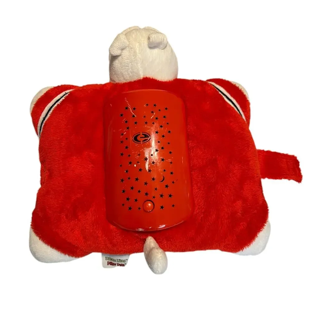 Georgia Bulldogs UGA Dream Lites Pillow Pets NCAA Projector Plush Works
